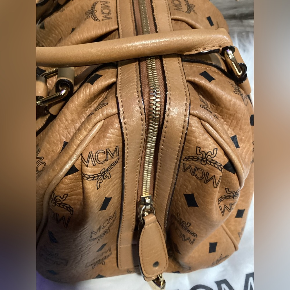 MCM Cognac Bowler’s Bag - Picture 7 of 16